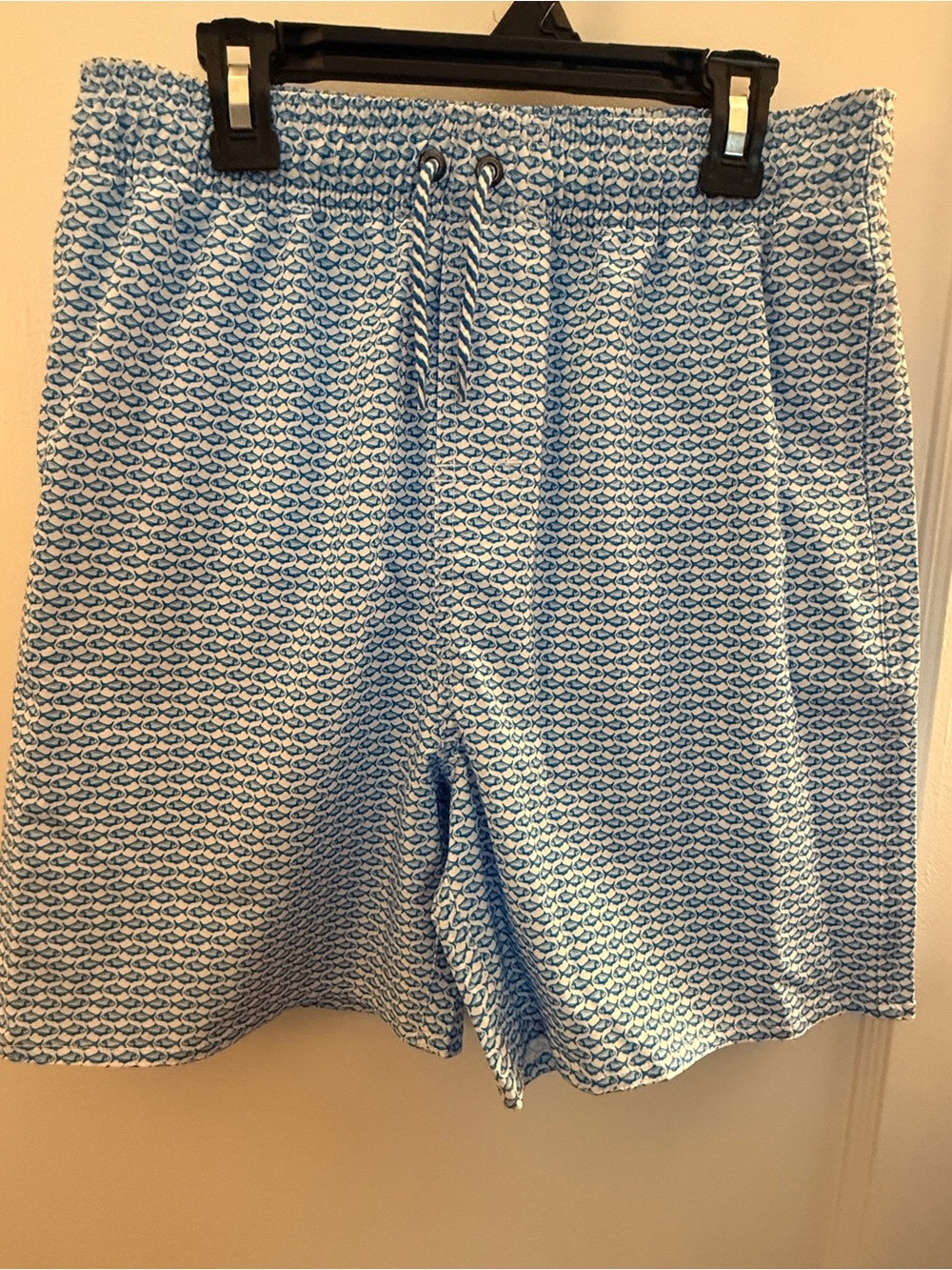 Class Club Light Blue Patterned Swim Trunks